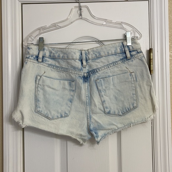 Massimo Denim High Rise Short Short - Picture 2 of 3
